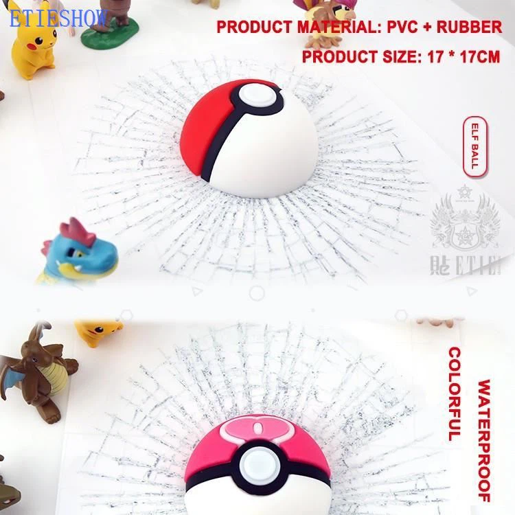 3D pokeball sticker 3D pokeball sticker