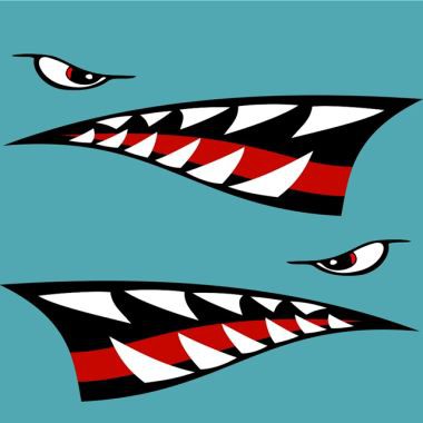 Pelekat Kereta Shark