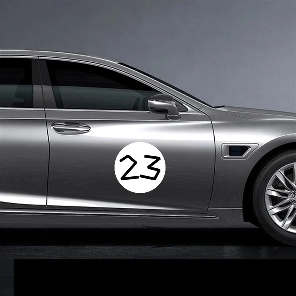 Car Stickers Customized Number Decor Decal suppliers
