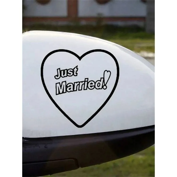 Decal Kereta berbentuk hati